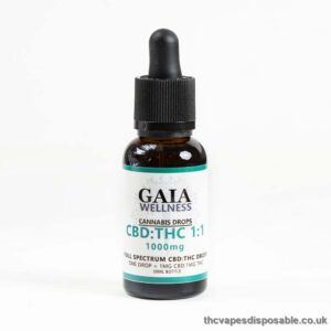 Full-Spectrum 1:1 CBD:THC Drops 1000mg UK