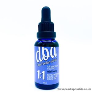 DBA-1:1 CBD/THC Full Spectrum Tincture (Wild Berry) UK