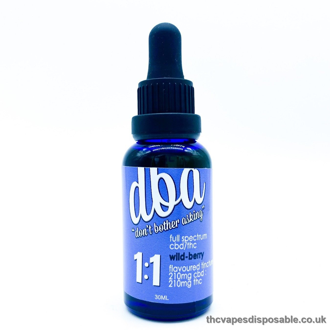 DBA-1:1 CBD/THC Full Spectrum Tincture (Wild Berry) UK