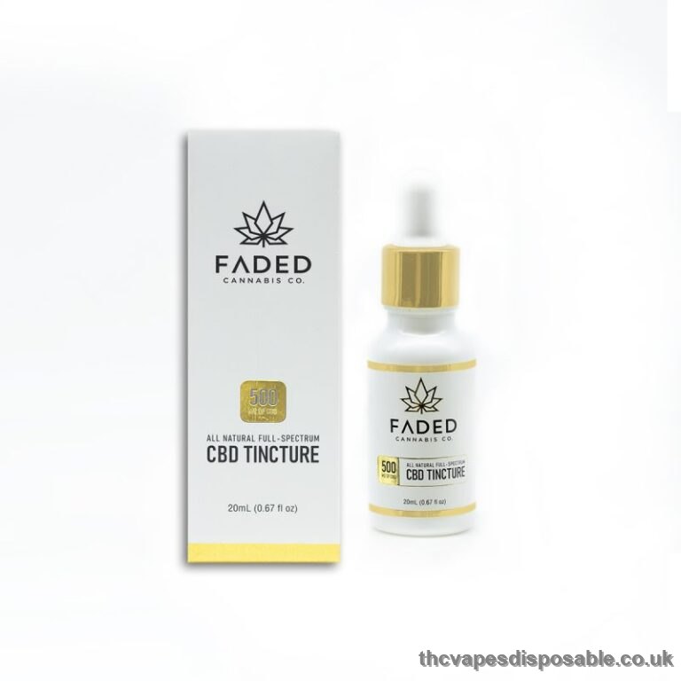 Faded Cannabis Co 500mg CBD Tinctures UK