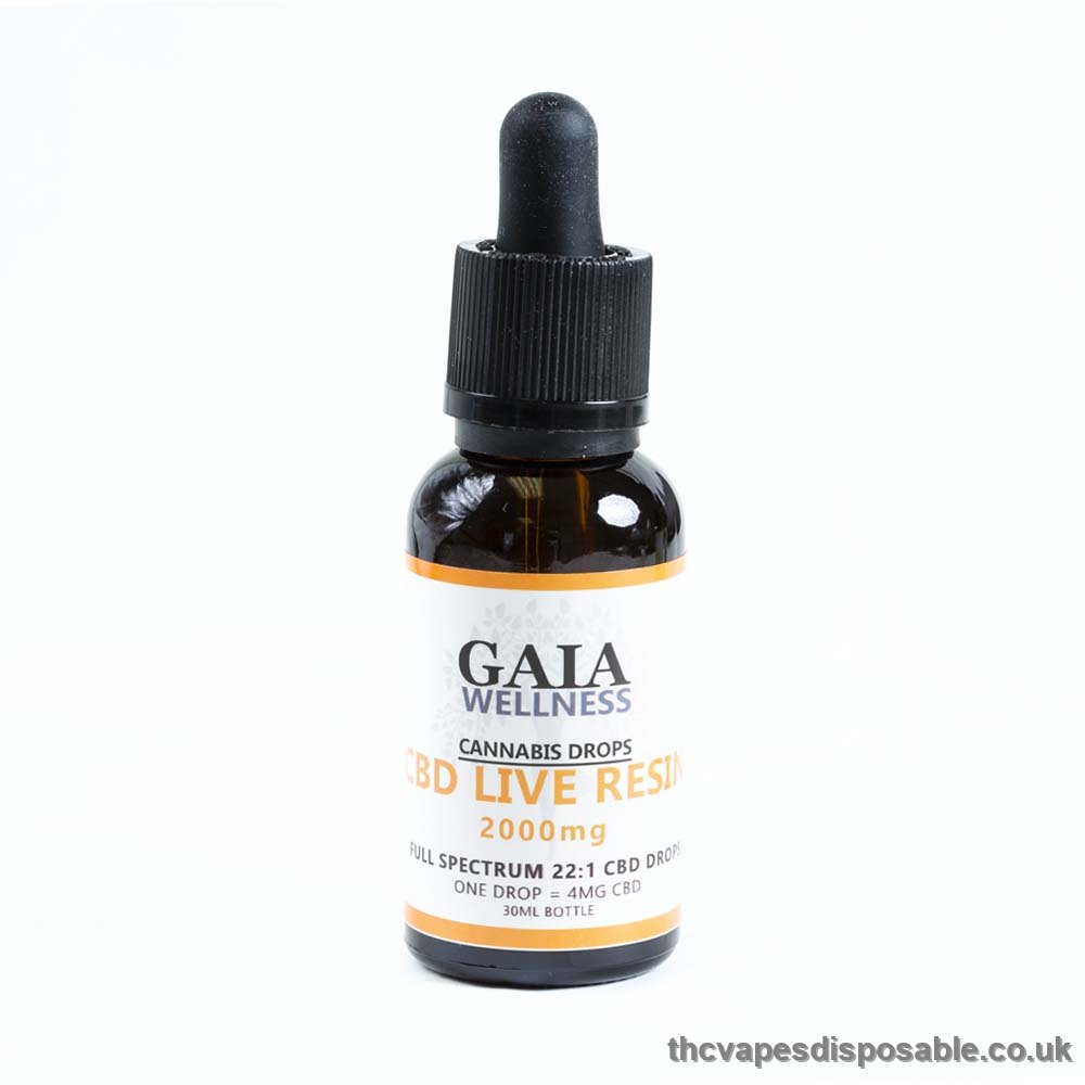 GAIA | 22:1 CBD Live Resin Drops | 2000MG UK