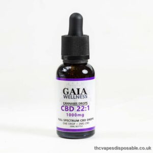 GAIA | FULL SPECTRUM 22:1 CBD:THC DROPS | 1000MG UK