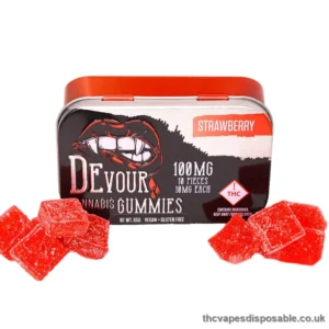 Devour Strawberry Thc Gummies UK