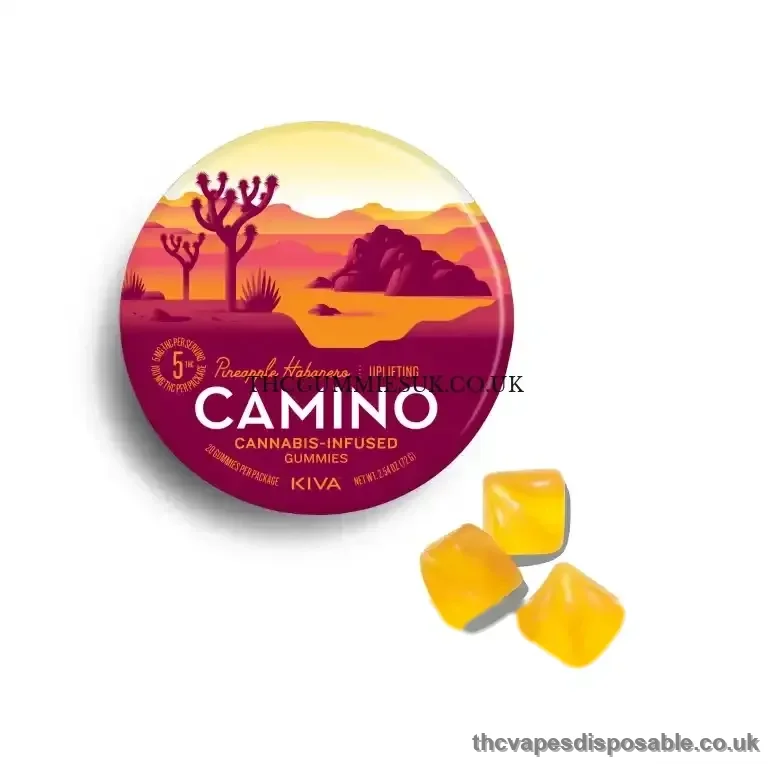 Camino Pineapple Habanero Uplifting Gummies UK