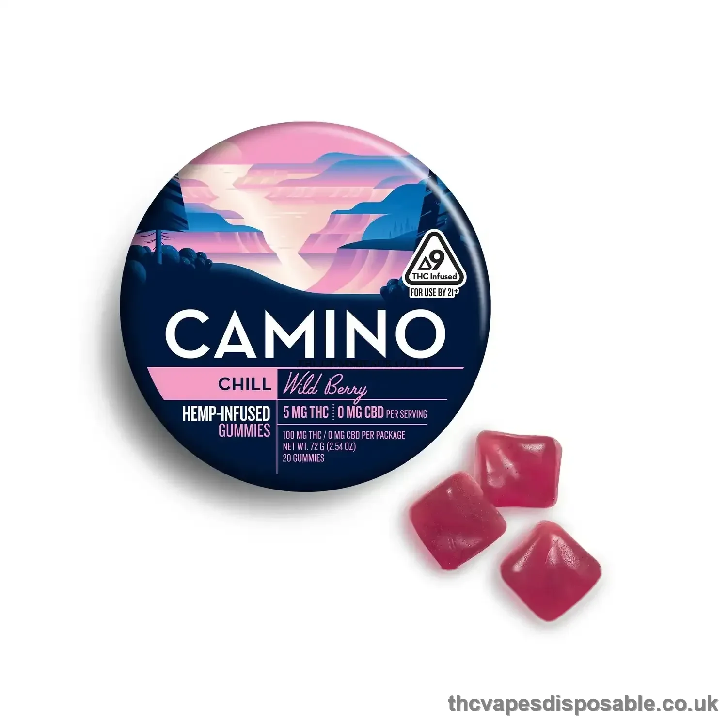 Camino Wild Berry Chill Gummies UK