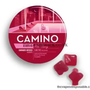 Camino Wild Cherry Cannabis Infused Gummies UK