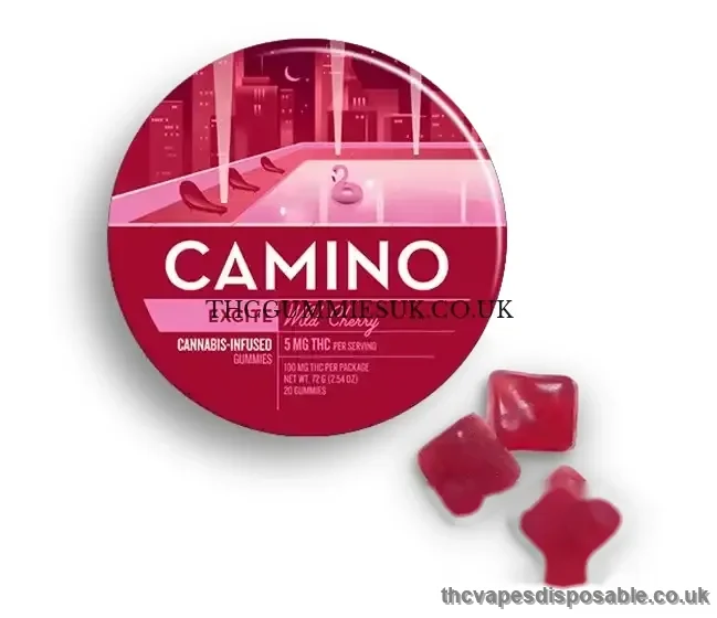 Camino Wild Cherry Cannabis Infused Gummies UK