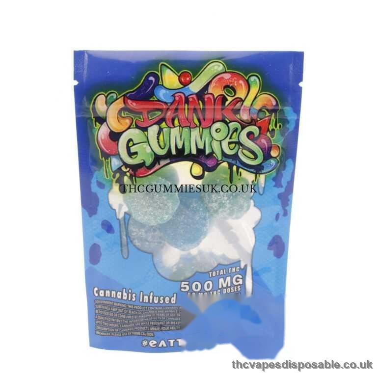 Dank Gummies Blue Raspberry thc UK