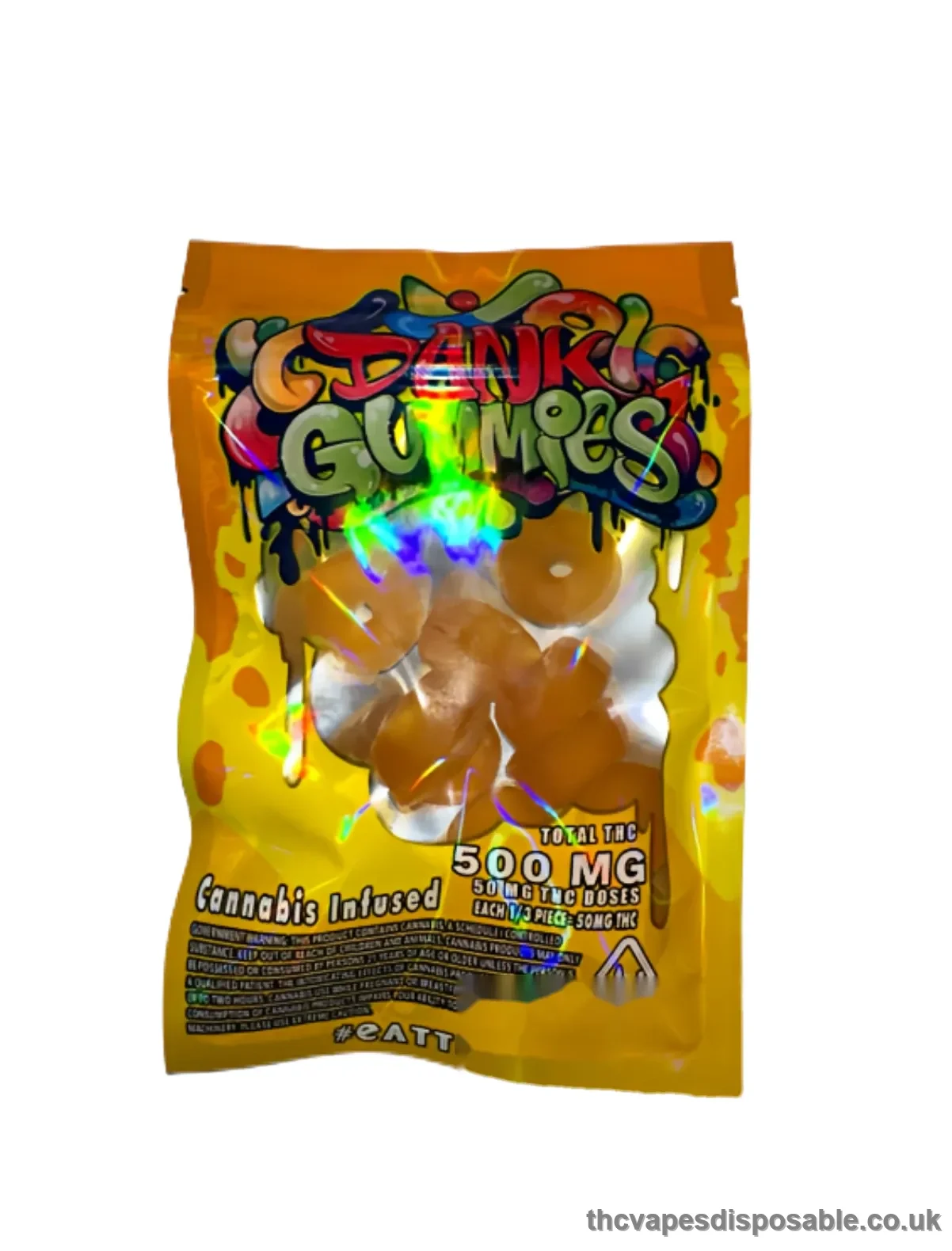 Orange-Premium DANK Gummies UK