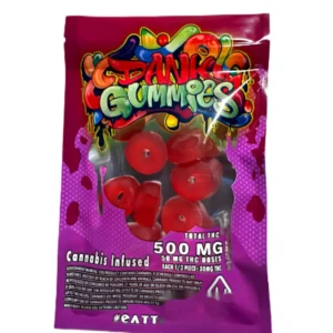 Raspberry-Premium DANK Gummies UK