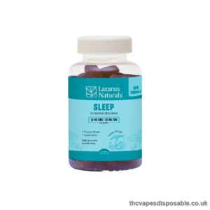 Lazarus Naturals, CBD Sleep Gummies, Lemon Mango, Full Spectrum, 40ct, 400mg CBN + 600mg CBD UK