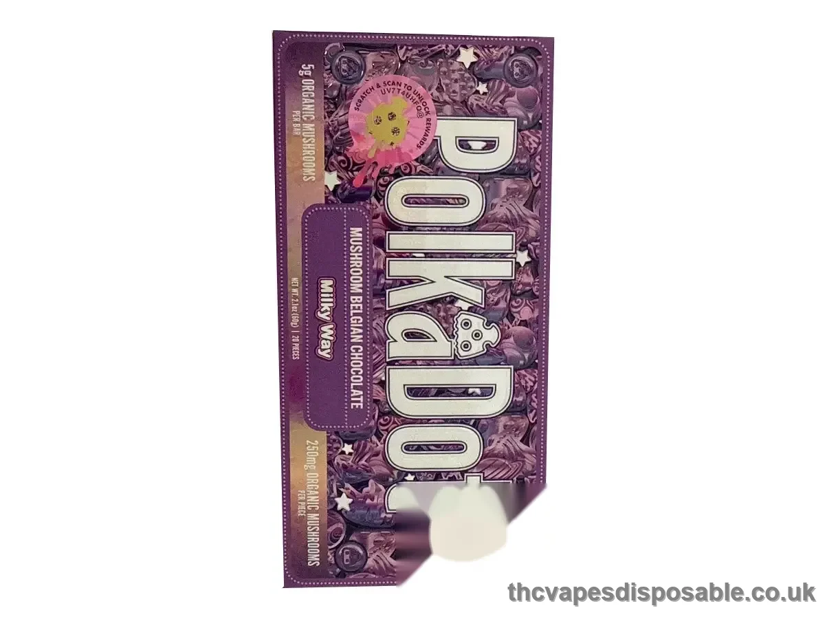 POLKADOT MUSHROOM CHOCOLATE BAR UK