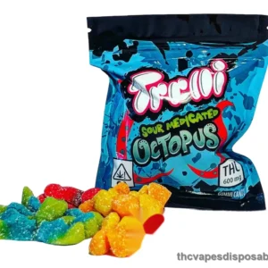 Trolli Sour Octopus 600mg-Trolli Sour Medicated Octopus UK