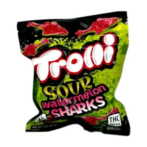 Trolli Sour Watermelon Sharks-Trolli Gummies UK