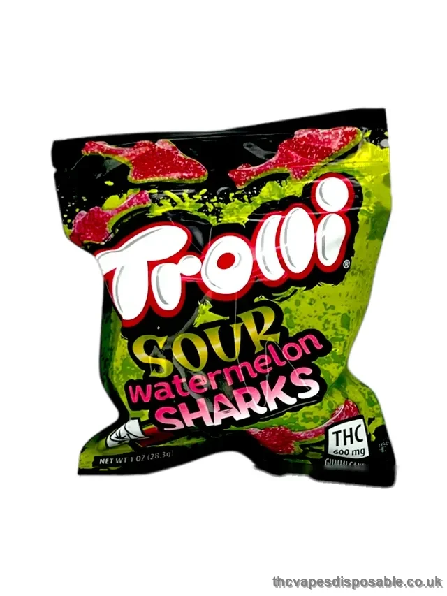 Trolli Sour Watermelon Sharks-Trolli Gummies UK