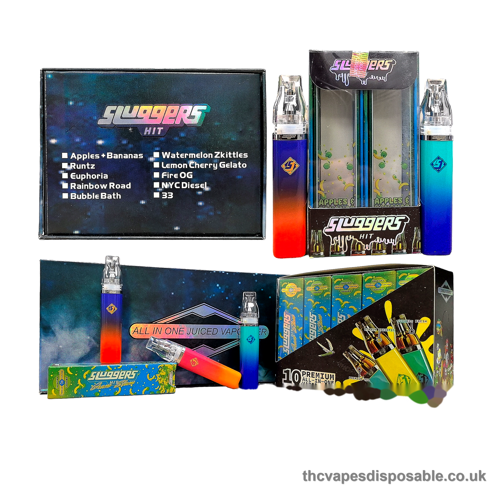 BULK EMPTY SLUGGERS VAPES UK