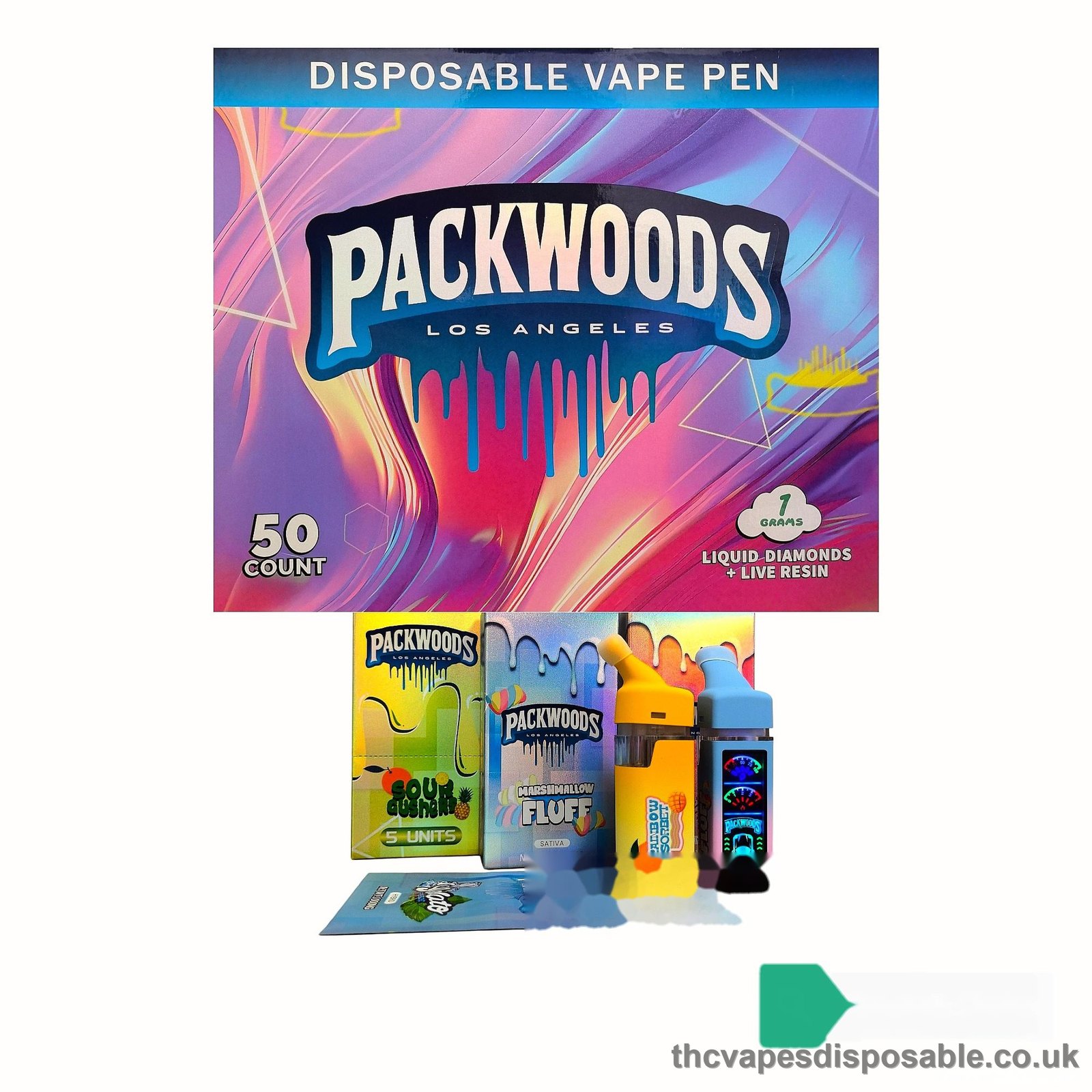NEW PACKWOODS 1ML (EMPTY) UK