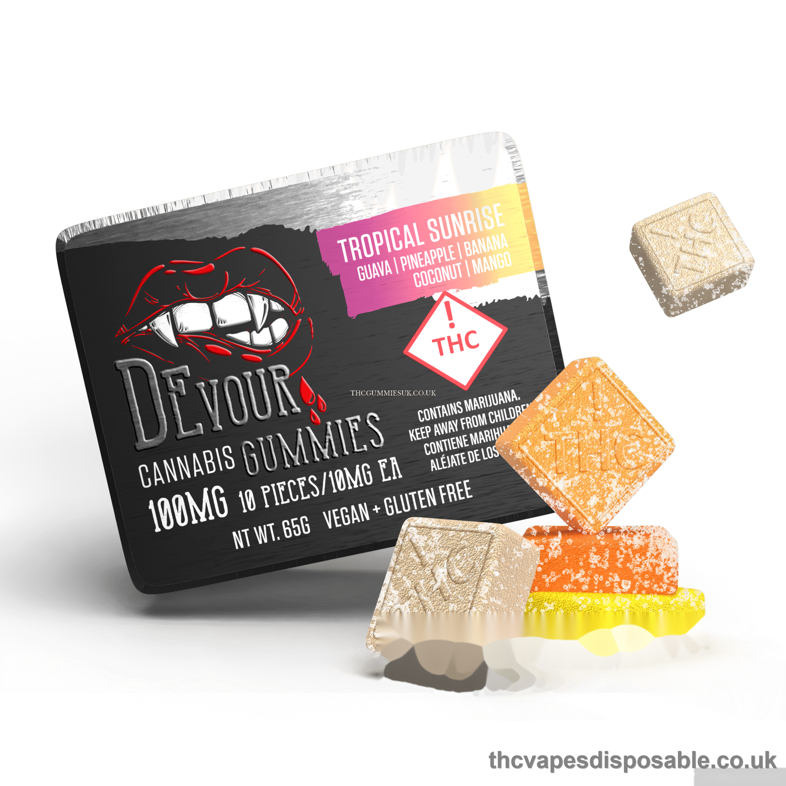 Tropical Sunrise Gummies UK