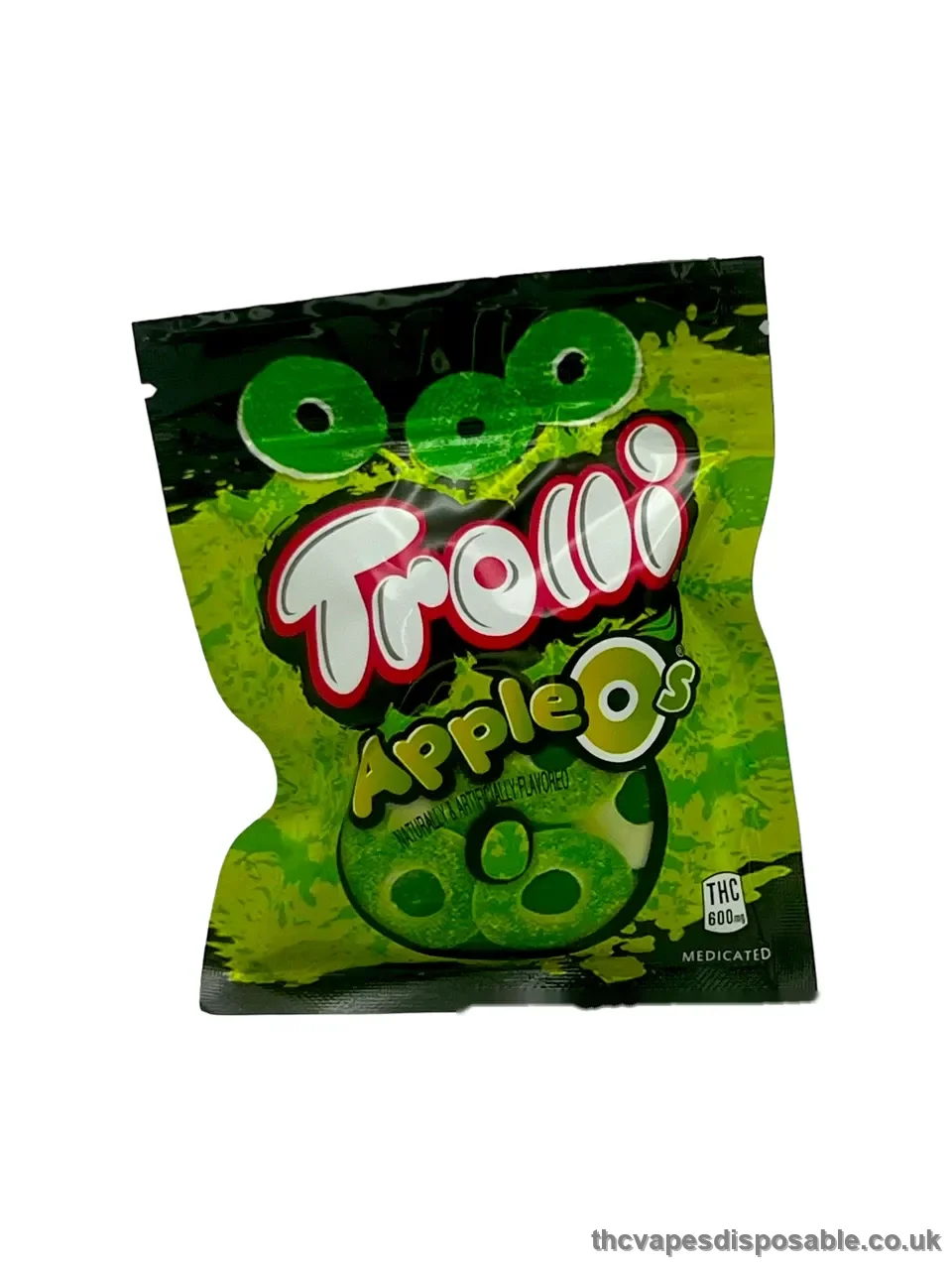 Trolli Sour Apple Rings 600mg-Trolli thc Gummies UK