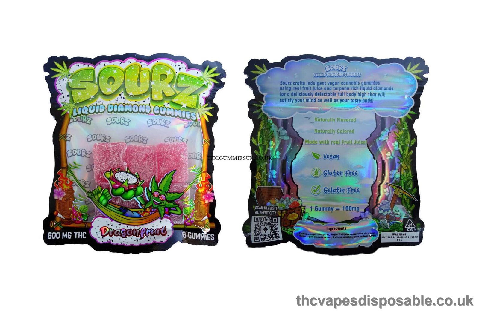 Sourz Gummies Dragon Fruit UK