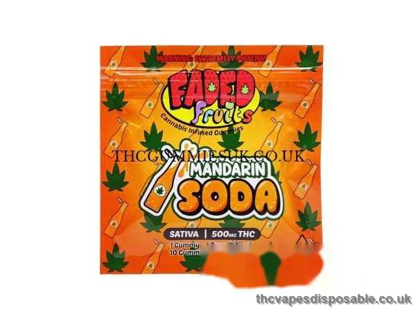 Faded Fruits Mandarin Soda UK