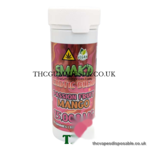 SMAK’D Exotic Blend 15,000mg Gummies-Passion Fruit Mango UK