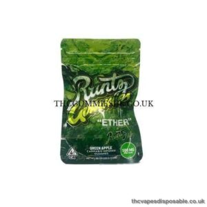 RUNTZ GUMMIES-ETHER (GREEN APPLE)500MG UK