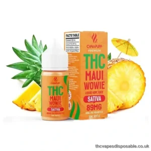 CanaPuff Maui Wowie 89mg THC – Liquid, 30 ml UK
