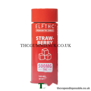 ELF THC Premium THC Edibles 500mg Strawberry UK