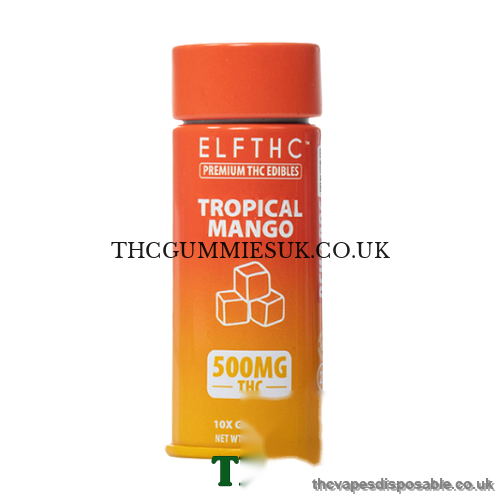 ELF THC Premium THC Edibles 500mg Tropical Mango UK